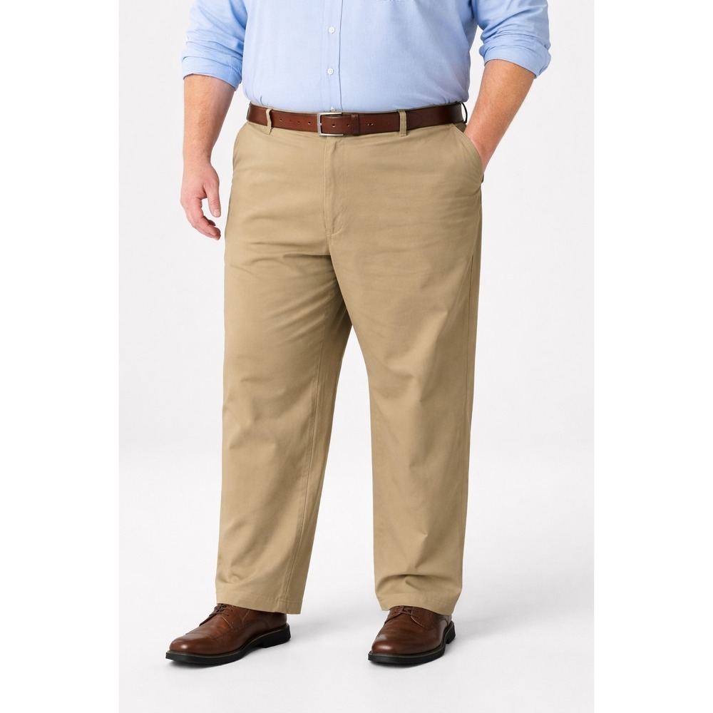 Dockers Workday Khaki Pants Men's 52x30 Beige Classic Fit Big & Tall Smart 360 - Picture 4 of 4